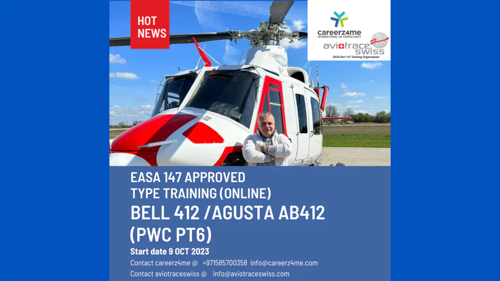 Bell 412 EASA 147 approved type training